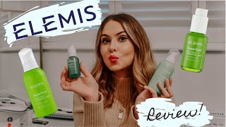 ELEMIS SUPERFOOD CICA CALM CLEANSING FOAM AND HYDRATION JUICE REVIEW  Sensitive acne prone skin [upl. by Eirot]