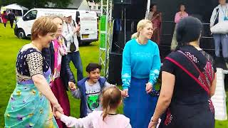 Festival aller Kulturen in Aachen  Adjitananda Prabhu  kirtan [upl. by Kcirdled]