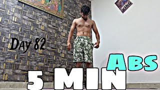 Abs Workout In Just 5 Mins 💪  No Equipment  Vikas Rohra [upl. by Eelrehpotsirhc953]