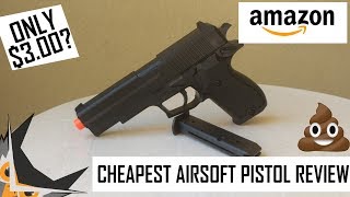 WORST 3 AIRSOFT PISTOL  UKARMS M1911 SPRING AIRSOFT [upl. by Tiedeman401]