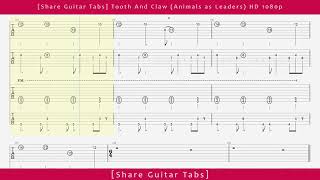 Share Guitar Tabs Tooth And Claw Animals as Leaders HD 1080p [upl. by Ahsemal]