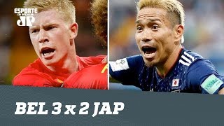 BÉLGICA 3 x 2 JAPÃO veja a MELHOR análise do JOGO [upl. by Butta]