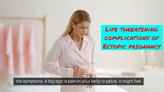 Ectopic pregnancy symptoms  When to detect and treatment [upl. by Sallad]