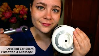 Detailed Ear Examination Tons of Ear Palpation Otoscope Indication Trigger 🩺 ASMR Medical RP [upl. by Nnayelsel]