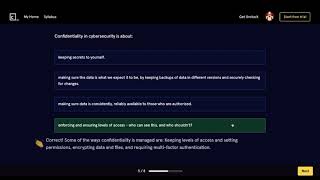 What is Cybersecurity Quiz Walkthrough  Codecademy Introduction to Cybersecurity [upl. by Norrabal]