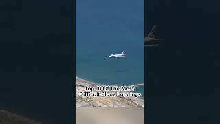 Top 10 Of The Most Difficult Plane Landing [upl. by Aspa73]