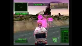 Twisted Metal 2 Sweet Tooth Rapid Fire Tournament Playthrough [upl. by Annal497]