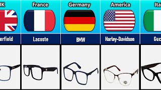 Eye Glass Brands From Different Countries 1 [upl. by Audrit561]