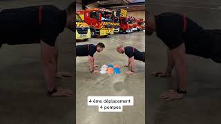 Morpompe ❌️✅️ 1 déplacement 1 pompe  2 déplacement 2 pompes  strike pompier firefighter [upl. by Barram]