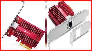 TPLink 10GB PCIe Network Card TX401PCIe to 10 Gigabit Ethernet Network AdapterSupports Windows [upl. by Llerahs]