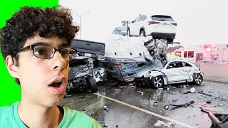 Craziest Car Crashes Caught On Dashcam [upl. by Nylirrej314]