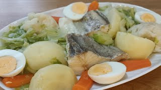 Cozido de bacalhau simples fácil e saudável receita tipicamente portuguesa [upl. by Nnylidnarb424]