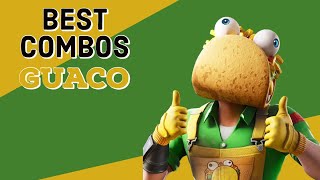 Best Combos  Guaco  Fortnite Skin Review [upl. by Arrik445]