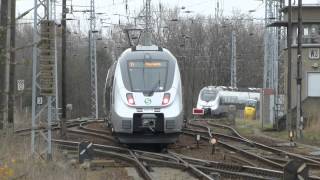 Talent 2 in Silbergrau als S4 der SBahn Mitteldeutschland HD1080p [upl. by Arevle984]