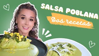 Recetas mexicanas Pollo y enchiladas poblanas  MARISOLPINK 🌶️🍗🌮 [upl. by Aikenahs532]