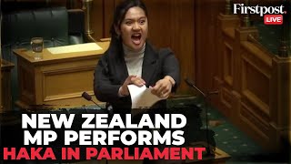 New Zealand Haka Protest LIVE Maori Lawmakers Perform Haka Dance in Opposition to Waitangi Bill [upl. by Debo]