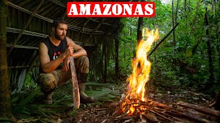 Vivac En El AMAZONAS Con Refugio De Supervivencia [upl. by Eentrok]