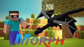 MORPH MOD  MINECRAFT TUTORIAL [upl. by Enined717]