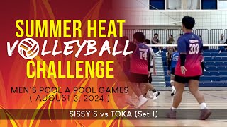 Summer Heat Vball Challenge • Sissys VS Toka • Set 1 [upl. by Arde]