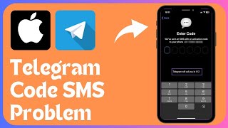 How to Fix Telegram Code SMS Problem iPhone [upl. by Aztinay]