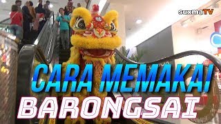 BEGINI CARA MEMAKAI BARONGSAI SEBELUM PERTUNJUKAN [upl. by Udale621]