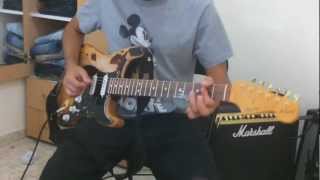 John Mayer heart of life guitar cover loop station and fender srv HDgreat sound [upl. by Ihdin]