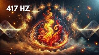 417Hz Remove All Negative Blockages and Clear Negative Energy 🔥 [upl. by Lais774]