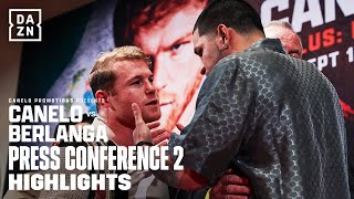 HIGHLIGHTS  Canelo Alvarez vs Edgar Berlanga Los Angeles Press Conference [upl. by Gill]