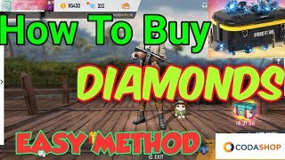 HOW TO BUY DIAMONDS IN FREE FIRE WITHOUT PAYTM  SEND DIAMONDS TO ANYONE  CODASHOP TUTORIAL [upl. by Flip]