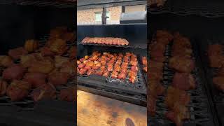 Smoking time  best time Meat that is smoker porkbelly ribs bbq barbecue [upl. by Bee]