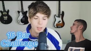 RenMakesMusic 16 BAR CHALLENGEReaction [upl. by Sakovich]