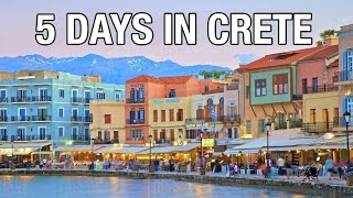 Crete Greece ULTIMATE 5 Day Travel Guide 🇬🇷 [upl. by Ettelorahc]