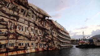 Costa Concordia as it looks today January 2014 [upl. by Gnivre]