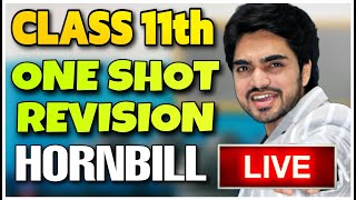 🔴 LIVE CLASS 11 REVISION  ONE SHOT HORNBILL FULL BOOK REVISION  CBSE ENGLISH CLASS 11th [upl. by Gine966]