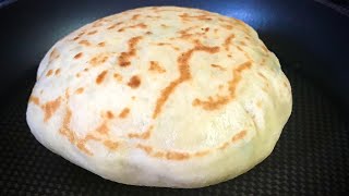 Sans levure boulangère Pain maison au fromage à la poêle  no yeast cheese bread [upl. by Roht]