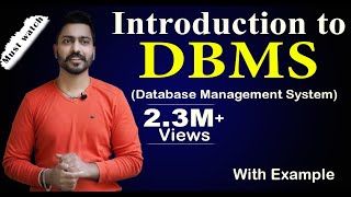 Lec2 Introduction to DBMS Database Management System With Real life examples  What is DBMS [upl. by Akcirred724]