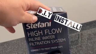 FITTING STEFANI UNDER SINK WATER FILTER SYSTEM FROM BUNNINGS  ANGRY ASH [upl. by Lemar844]