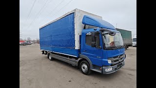 MERCEDES BENZ ATEGO 818L борт тент [upl. by Carilla]