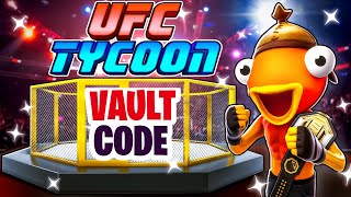 UFC TYCOON Fortnite VAULT CODE  Fortnite UFC TYCOON VAULT LEVEL 6 PIN CODE [upl. by Anerda983]