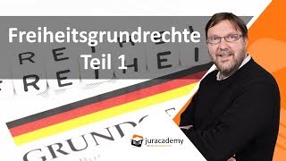 Das Prüfungsschema der Freiheitsgrundrechte – Teil 1 ► juracademyde [upl. by Andrea368]