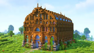 Minecraft  How to build a Greenhouse  Tutorial [upl. by Leicester]