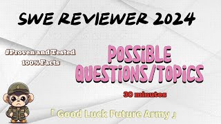 SPECIAL WRITTEN EXAM REVIEWER 2024  Possible TopicsQuestions [upl. by Belldas]