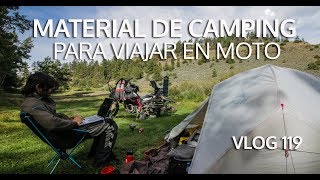 Camping y cocina  Cómo organizar un viaje en moto Vlog 119 [upl. by Nylacaj702]