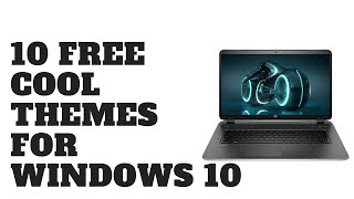 10 FREE Cool Themes for Windows 10 [upl. by Annaohj]