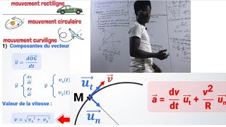 Cinématique du point matériel vecteurs positionvitesseaccélération  coursexercices détaillés [upl. by Katya]