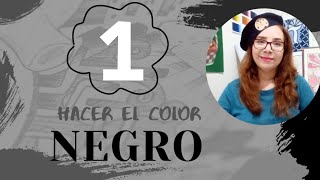 Como hacer el color negro how to make the color black [upl. by Adnovahs]