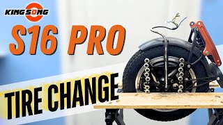 KingSong S16 Pro  Tire Change [upl. by Loftis]