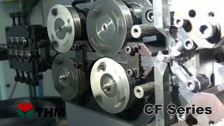 Compression spring WD 10mm｜CNC Compression Spring Machine CF320｜YHM [upl. by Vasiliki259]