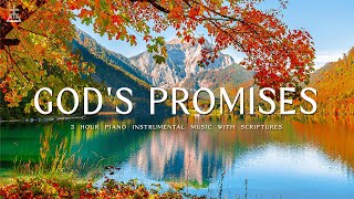 Gods Promises Piano Instrumental Music With Scriptures amp Autumn Scene 🍁CHRISTIAN piano [upl. by Cristionna]