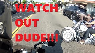 Harley pulls out in front of me and hits me [upl. by Lehcir]